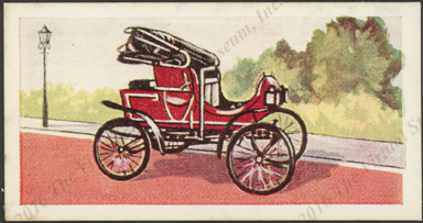Steamobile Steam Car, 1900, London Confectioners Card, Front