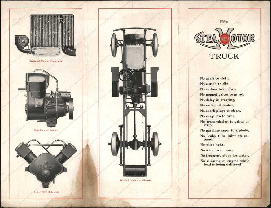 Steamotor Truck Company Trade Catalogue, ca: 1917 - 1918