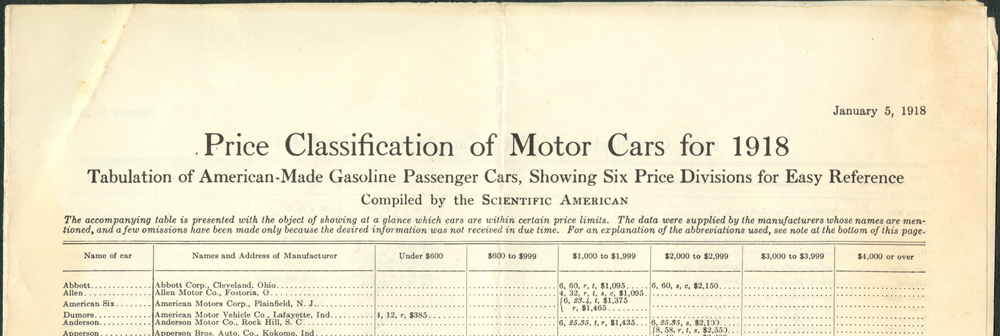 Steamotor Truck Company, January 5, 1918, Scientific American, Floyd Clymer Reprint, p. 1