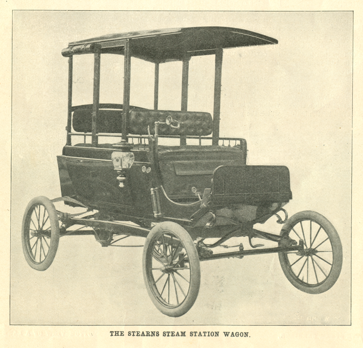 Stearns Steam Carriage Company, Scientific American Article, March 1902