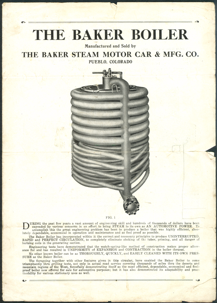 Baker Boiler Brochure