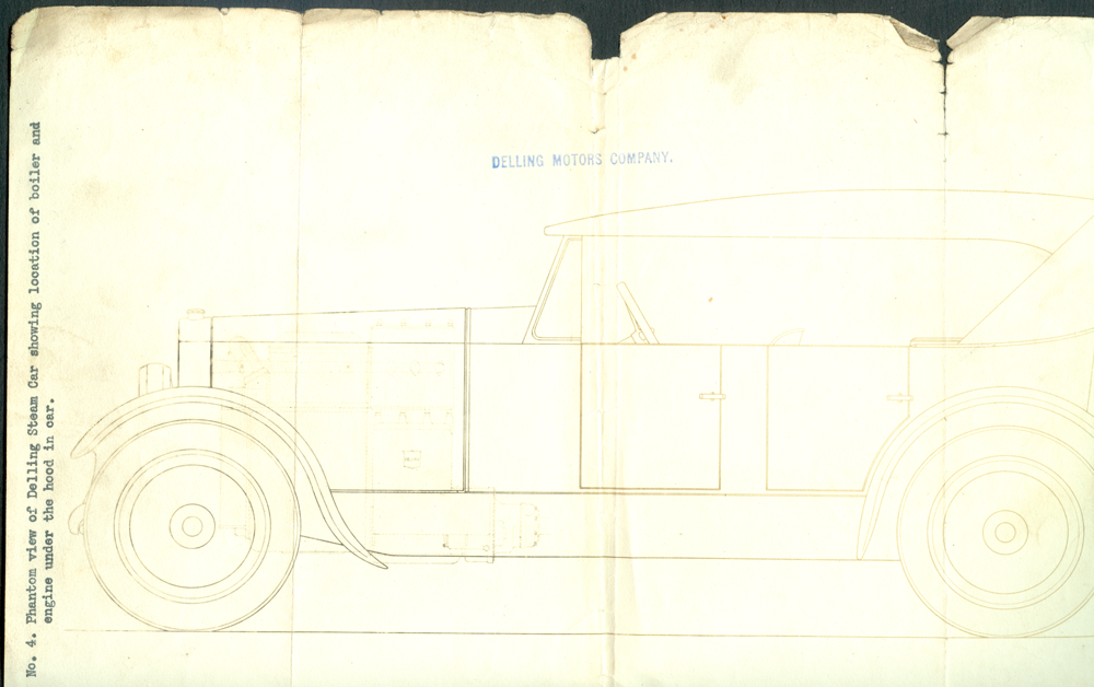 Delling Steam Car Drawing