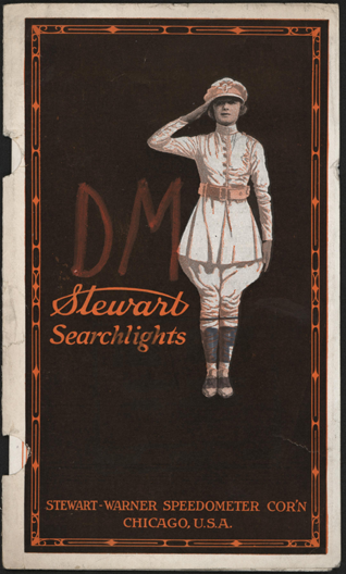 Stewart-Warner Speedometer Corporation, December 23, 1922, Searchlight Brochure, Cover