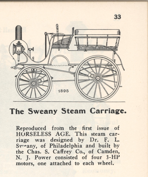 Sweany Steam Carriage, Charles Caffrey
