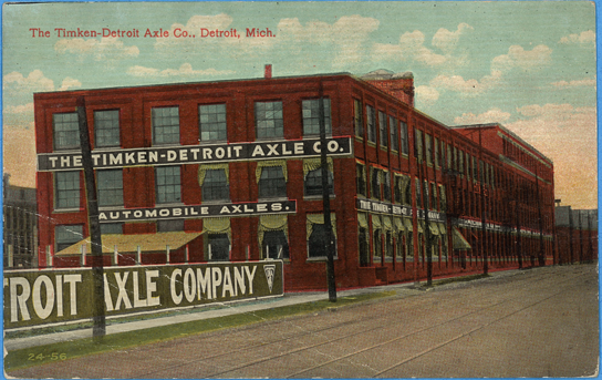 Timken_Detroit Axle Company Factory, postcard, front