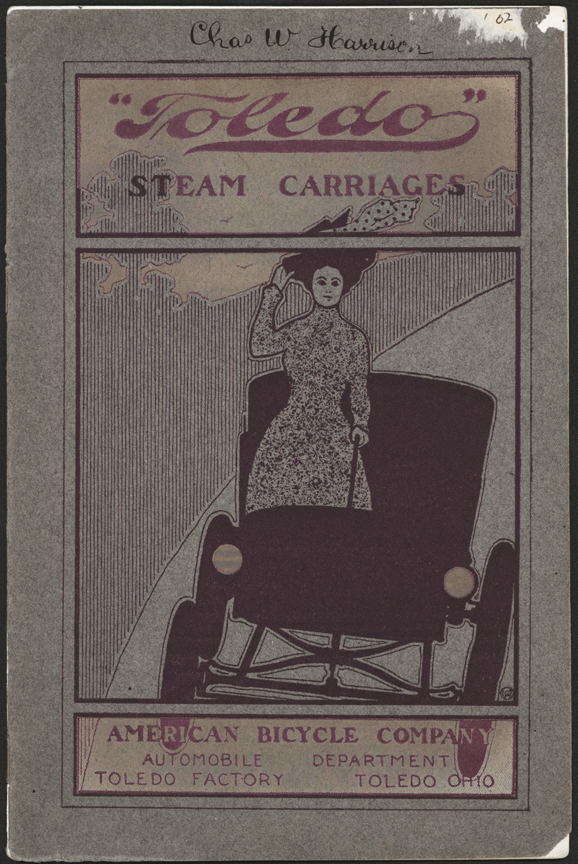 Toledo Steam Carriage, American Bicycle Company, Automobile Department, Illustrated Catalogue, November 1901.
