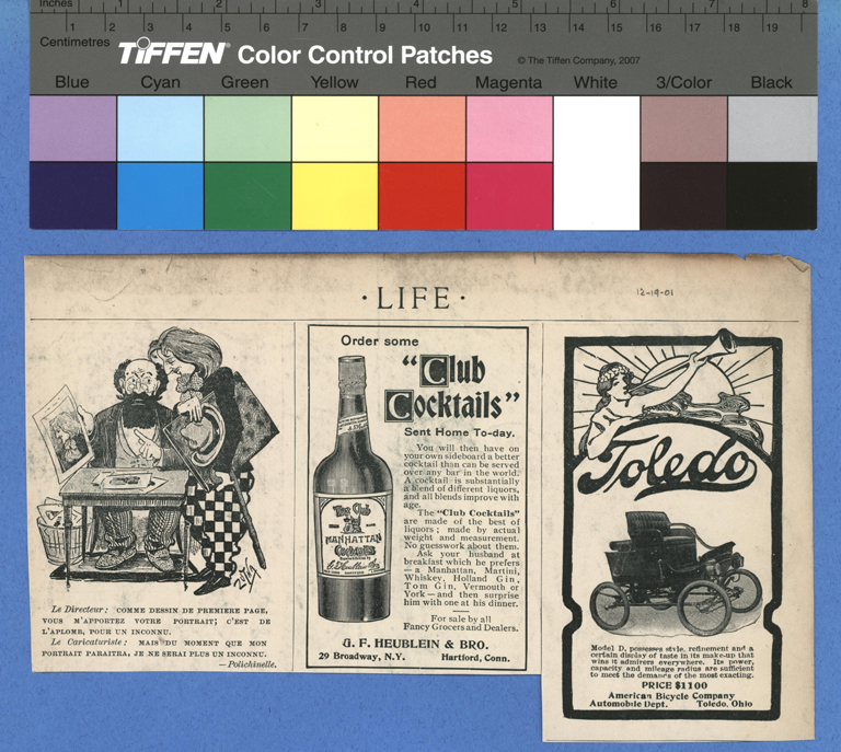 Toledo Steam Carriage, Life Magazine, December 19, 1901, John A. Conde Collection
