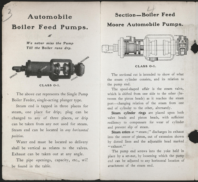 Union Steam Pump Company, Battle Creek, MI, 1901 Trade Catalogue Brochure, P. 4 - 5
