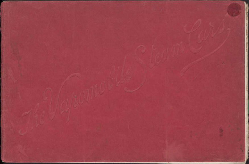 The Motor Construction Company, The Vapomobile Steam Car, Nottingham, England, January 1903, Trade Catalogue