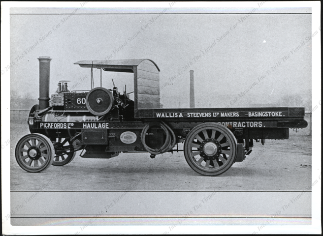 Wallis and Steevens Ltd. Steam Lorry, England