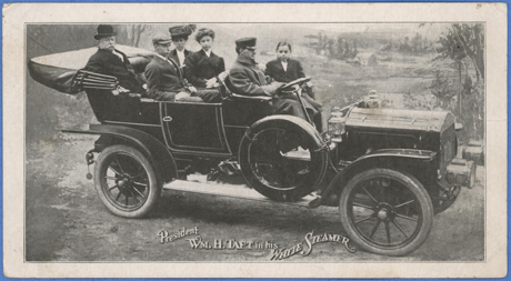 White Steam Car, President Taft Inauguraion, Blotter