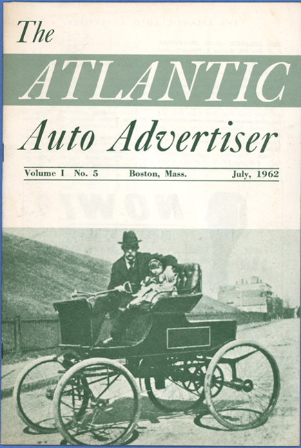 Whitney Motor Wagon Company Steam Car, The Atlantic Auto Advertiser, July, 1962